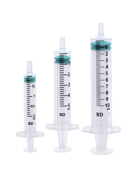 (x10) 2ml BD Emerald Hypodermic Luer Slip Syringe