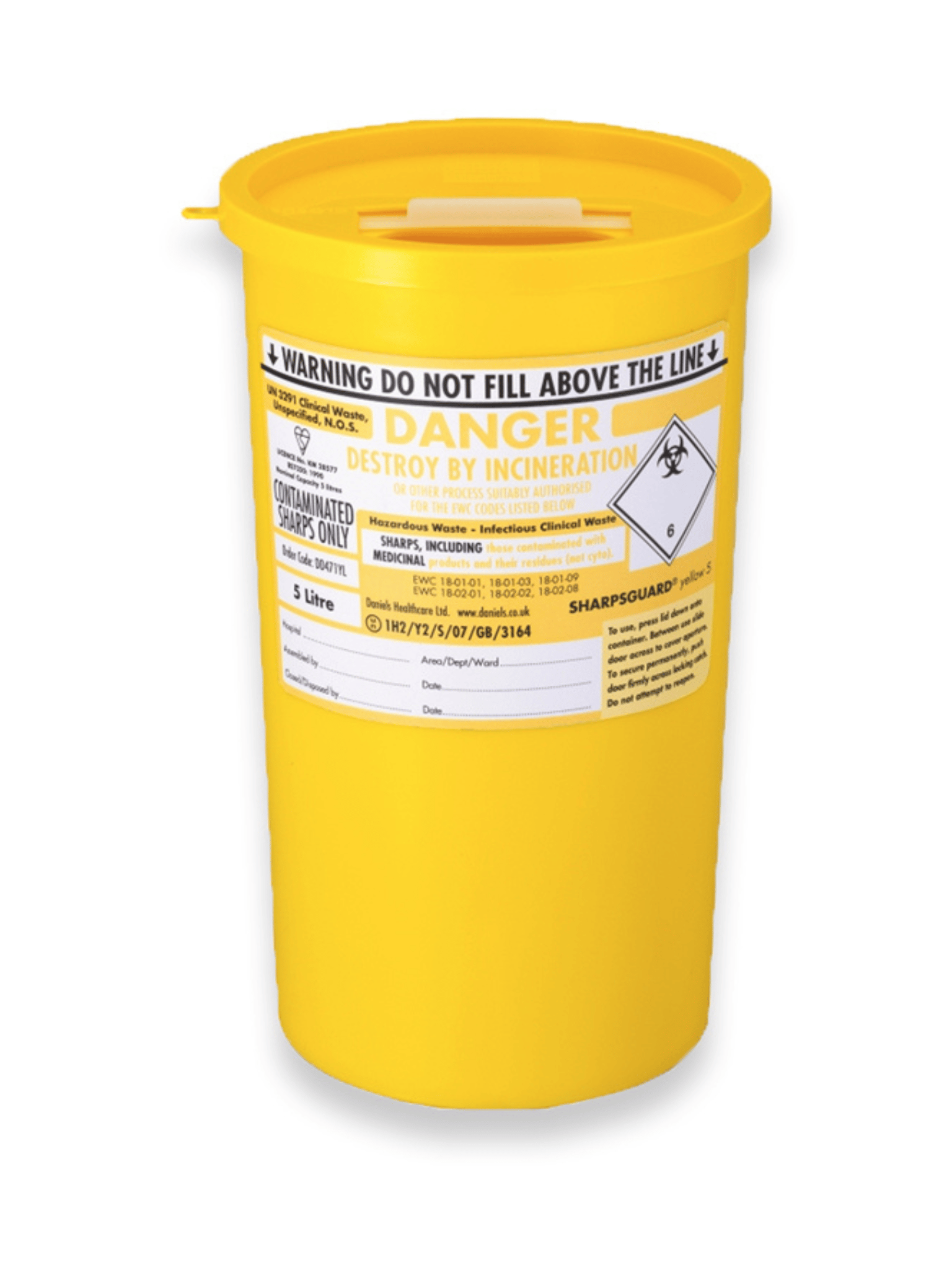 Sharps Bin (x-Large 5L)