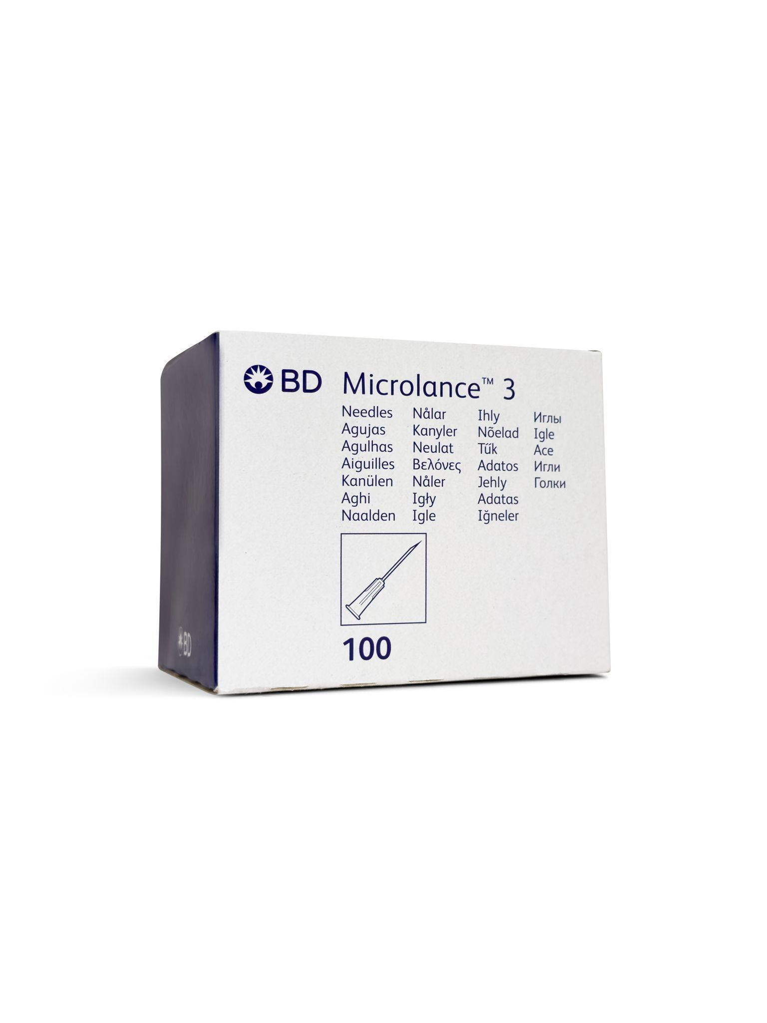 (x100) 30g BD Microlance Yellow 0.5 (13mm)