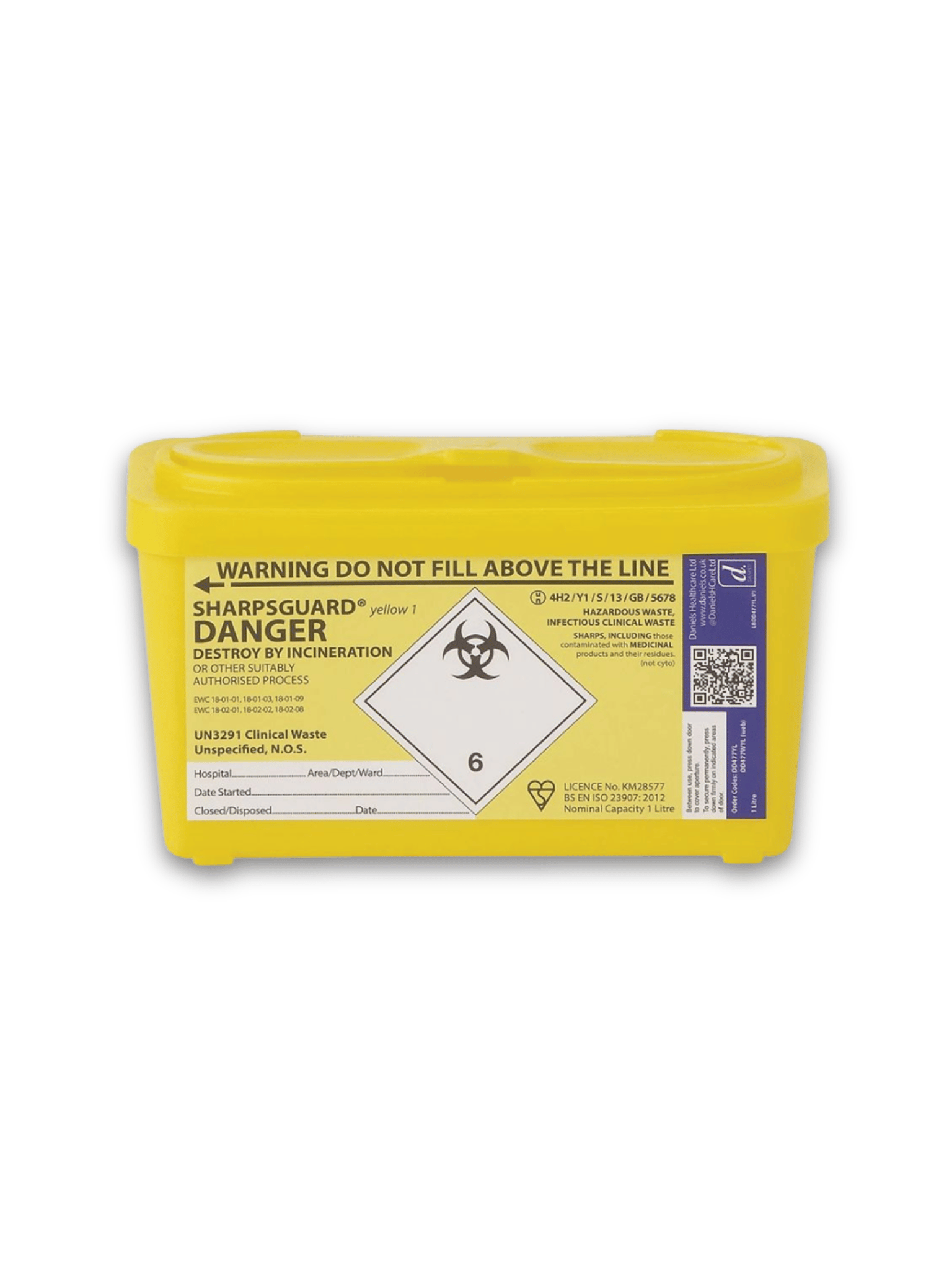 Sharps Bin (Small 1L)